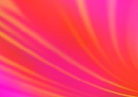 Light Pink, Yellow vector blurred bright pattern.