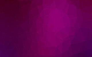 cubierta poligonal abstracta de vector púrpura claro.