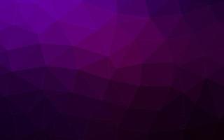 Dark Purple vector polygonal background.