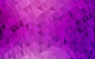 plantilla de triángulo borroso vector púrpura claro.