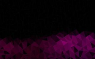 Dark Purple vector shining triangular template.