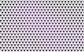 Light Purple vector seamless template with crystals, triangles.