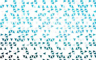 textura de vector azul claro en estilo triangular.