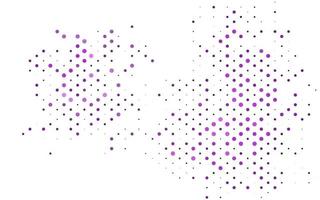 Light Purple vector background with bubbles.