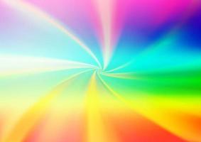 Light Multicolor, Rainbow vector blurred bright background.