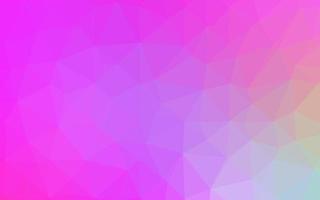 Light Pink vector polygon abstract background.