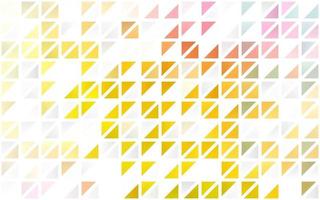 Light Pink, Yellow vector seamless layout with lines, triangles.