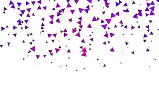 Light Purple vector layout with lines, triangles.