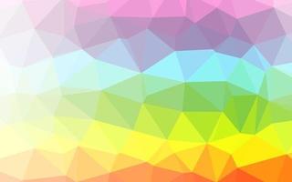 Light Multicolor, Rainbow vector polygon abstract layout.