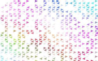 Light Multicolor, Rainbow vector cover in polygonal style.