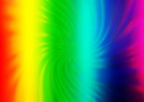 Light Multicolor, Rainbow vector blurred shine abstract template.