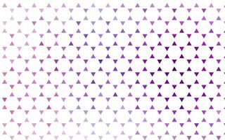 textura transparente de vector púrpura claro en estilo triangular.
