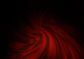 Dark Red vector background with curved circles.