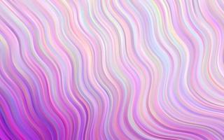 Light Purple vector pattern with bent ribbons.