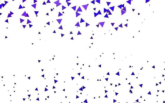 textura vectorial de color púrpura claro en estilo triangular. vector