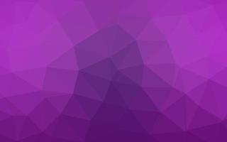 Light Purple vector shining triangular background.