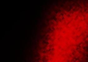 textura de vector rojo oscuro en estilo rectangular.