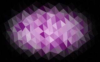 Light Purple vector polygon abstract background.