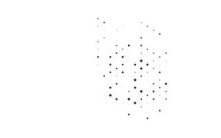 Light Red vector background with colored stars.