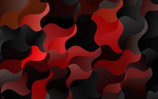 Light Red vector background with lava shapes.