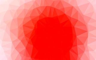 Light Red vector blurry triangle texture.