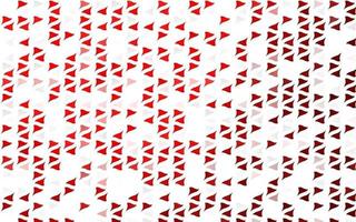 Light Red vector layout with lines, triangles.