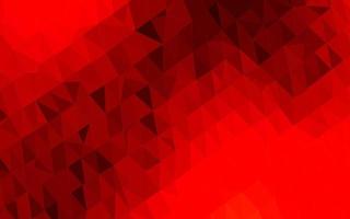 Light Red vector triangle mosaic texture.