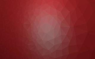 Light Red vector shining triangular pattern.