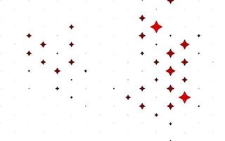 Light Red vector layout with bright stars.