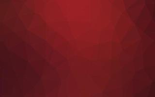 Light Red vector shining triangular background.