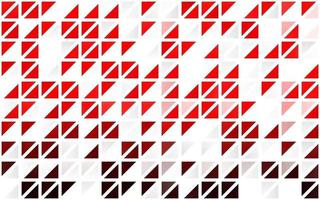 Light Red vector seamless template with crystals, triangles.