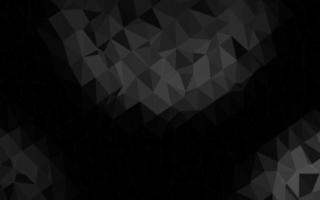 plata oscura, telón de fondo de mosaico abstracto vector gris.