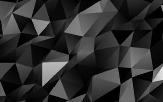 Dark Silver, Gray vector low poly layout.