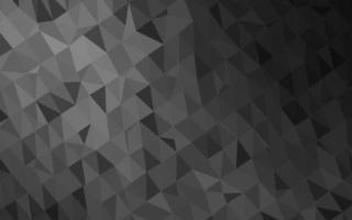 Dark Silver, Gray vector abstract polygonal texture.