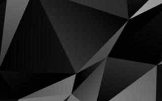 Dark Silver, Gray vector low poly cover.