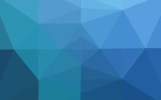 Light BLUE vector shining triangular pattern.