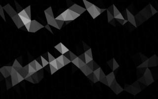 Dark Silver, Gray vector abstract mosaic background.