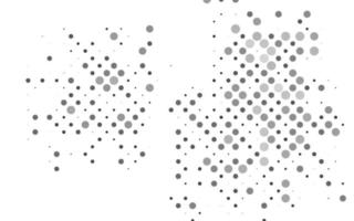 Light Silver, Gray vector template with circles.