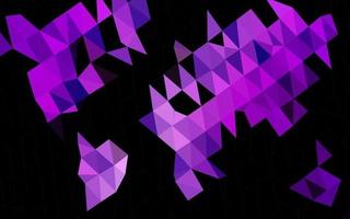 Telón de fondo abstracto de polígono de vector púrpura claro.