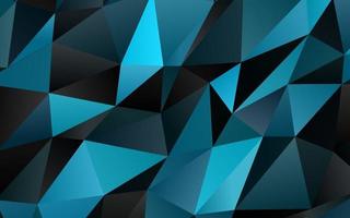 Light BLUE vector triangle mosaic cover.