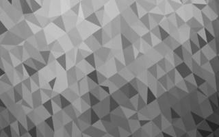 Plata clara, telón de fondo de mosaico abstracto vector gris.