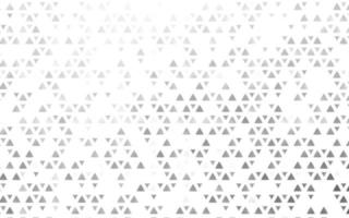 Light Silver, Gray vector layout with lines, triangles.