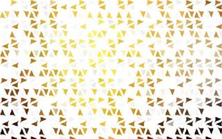 Light Yellow, Orange vector pattern in polygonal style.