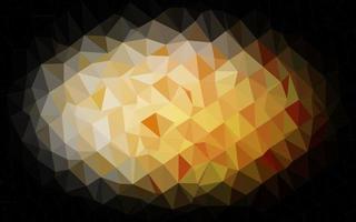 Light Yellow, Orange vector polygon abstract layout.