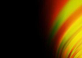 Dark Yellow, Orange vector backdrop with bent lines.