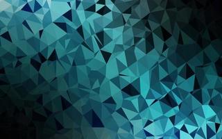 Light BLUE vector shining triangular template.