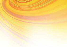 Light Yellow, Orange vector abstract bokeh pattern.