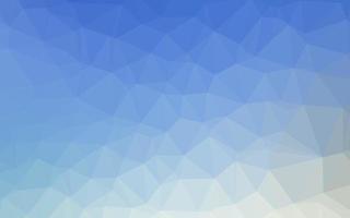 Light BLUE vector triangle mosaic template.