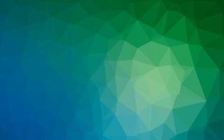 Light Blue, Green vector polygon abstract layout.