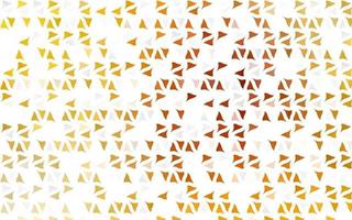 Light Yellow, Orange vector cover in polygonal style.